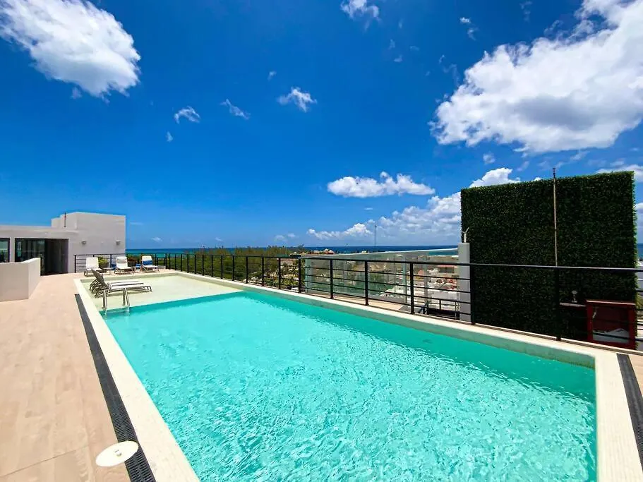 Beautiful + Luxury + Ocean View + Pool Apartment Playa del Carmen