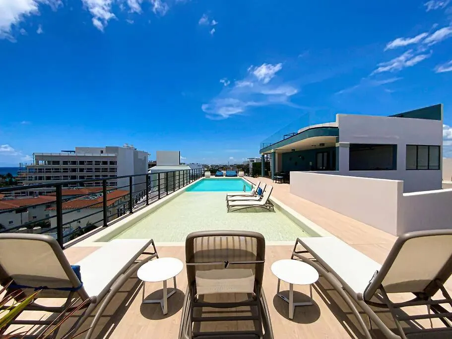 Beautiful + Luxury + Ocean View + Pool Apartment Playa del Carmen Mexico